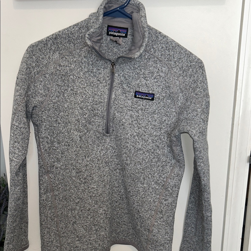 Patagonia Zip-Up Sweater in Gray